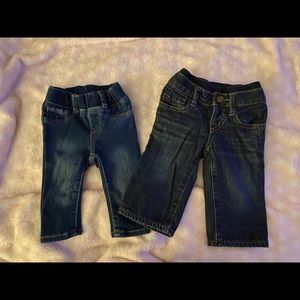 Set of 2 baby girl jeans